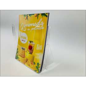 Suport pentru pliante si flyere A5 produs PlastikMania
